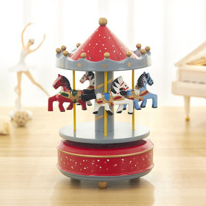 Christmas Music Glow Carousel Ferris Wheel luminescence Christmas Gift Christmas Eve Gift Christmas Decoration Home Furnishing G