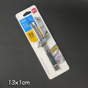 Heavy Duty Retractable Utility Knife Sharp Box Cutter Safety Blade for Package Unboxing Deli Pisau Pemotong Kotak Pisau Utiliti Tajam Buka Bungkusan Kurier Kertas Premium Quality #8514