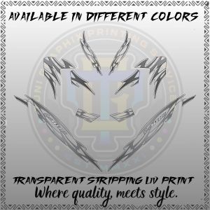 HONDA CLICK V4 2026 NUSANTARA STRIPING DESIGN - PREMIUM UV TRANSPARENT PRINT