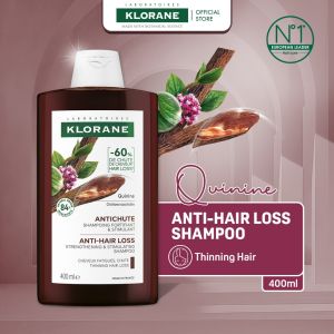 KLORANE [ANTI-HAIR LOSS] Quinine Shampoo (400ml) - For Thinning Hair