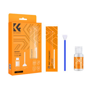 K&F Concept 16mm APS-C cleaning kits 10Pcs cleaning stick 20ml cleaning liquid Camera Lens cleaning brush for DSLR Camera