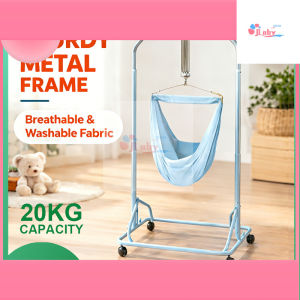 Baby Cradle Hammock Baby Swing Bed Breathable Mesh Baby Rocker Portable Baby Sleeper Buaian Bayi