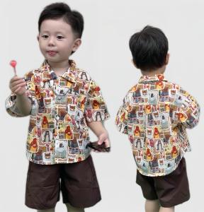 MC157 พร้อมส่ง ชุดเซ็ตเสื้อ+กางเกงชุดเด็กผู้ชาย ชุดเด็ก ไม่มีกระเป๋าเสื้อ ชุดเด็กผู้ชายเกาหลี ชุดเด็กผู้ชายเท่ห์ๆ