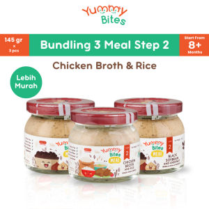 [BUNDLING 3] Yummy Bites Meal Step 2/ 145 GR/ Makanan Bayi/ MPASI Baby