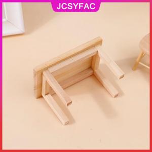 JCSYFAC Mô hình bàn gỗ thu nhỏ Nhà búp bê 1:12 phụ kiện nội thất đồ chơi
