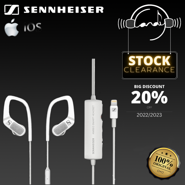 Sennheiser AMBEO Smart Headset (iOS) – in-Ear Headphones with 