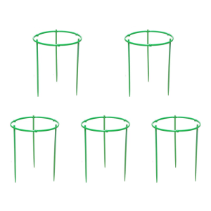 Set of 5 Trellis Stake Tower for Raised Garden Bed Adjustable Cages Support for Indoor and Outdoor Use