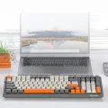 K8 Wireless Mechanical Keyboard Three Modes Gamer Keyboard 100 Keys BT/2.4Ghz /Type-C Wired Silent Typing for PC Laptop. 