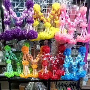 พวงมาลัยสามชาย เเบบโซ่ งานเส้นใหญ่