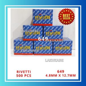 Paku Rivet Rivetti 649 4.8mm x 12.7mm Blind Rivet 1 Dus Isi 500 Pcs