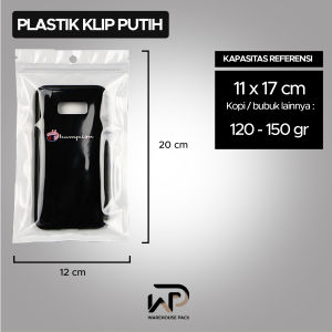 ( 10 PCS ) Plastik Klip Putih | Ziplock Putih Susu | Platik Klip Kemasan Aksesoris | Plastik Klip Souvenir