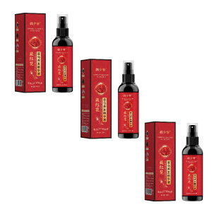 Herbal Essence Hair Nourishing Conditioning Shouwu Essential Oil Saffron White Hair to Black Serum 藏红花首乌养发精华液