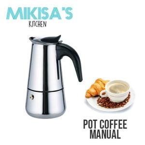 Stove Pot Coffee Espresso Maker Manual Stainless Steel