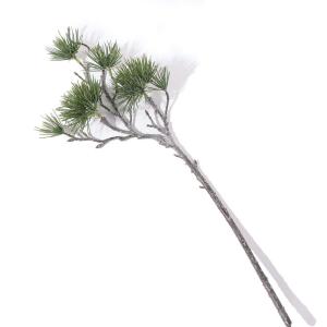BEAUTYLADIES Luxury Artificial Pine Branch Plastic Green Pine Trees Plants Flower Arrangement Realistic Fake Plants For Home Garden Decor