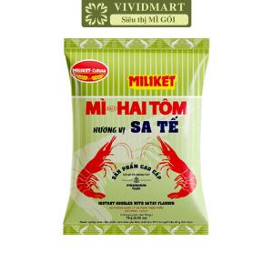 [GÓI LẺ] - COLUSA - Mì Miliket 10 vị: Giấy trắng Giấy đen Giấy vàng Chay Tôm đỏ Hải sản Sa tế Tôm chua cay (65-80g/gói)