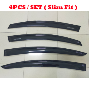 1set 4door Proton Persona VVT 2016-2024 MUGEN Door Visor Air Press Window Cover Rain Guard Protector Accessories Kening Sisi Pintu Kereta