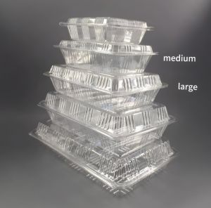 100pcs/95pcs NO LOCK plastic clamshell