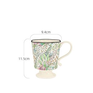 Phong cách Anh Quốc gốm 360ml Highball Mug Gốm chén ăn sáng cốc cà phê