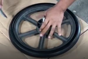 ยางPU ราคาต่อ 1 เส้น ขนาด 16 20 22 24×1 3/8 ยางวีลแชร์ รถเข็นผู้ป่วย ผู้สูงอายุ วีลแชร์