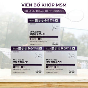 [Hộp 60 viên] VIÊN BỔ KHỚP MSM Premium Royal Joint Booster 60 viên
