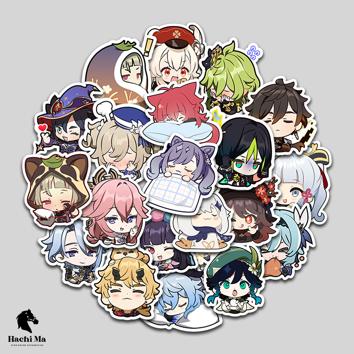 Sticker Bomb Koper STICKER BOMB : GENSHIN IMPACT EDITION | STICKER PACK HP LAPTOP HELM ...