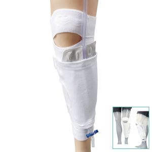Leg Sleeve Urine Bag Holder Washable Breathable Catheter Elastic Band Urine Drainage Bags Strap Holder Calf Urinary Cover Belt