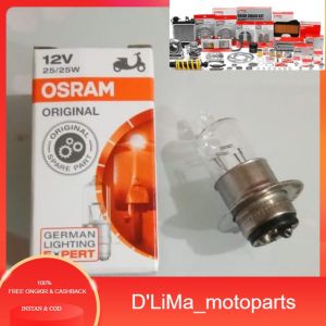 Bohlam Depan/Lampu Depan MERK OSRAM 12V/25W ALL MOTOR BISA COD