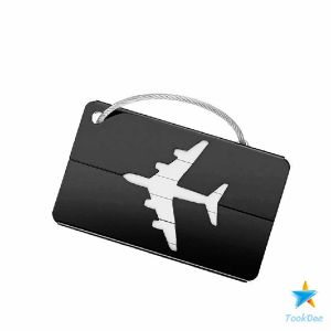 TookDee ป้ายแท็กอลูมิเนียมอัลลอยด์ แท็กติดกระเป๋า พวงกุญแจป้ายชื่อ Luggage Tag