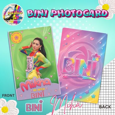 BINI ( BE WITH BINI ) – Set of 8 Matte Finish Photocards