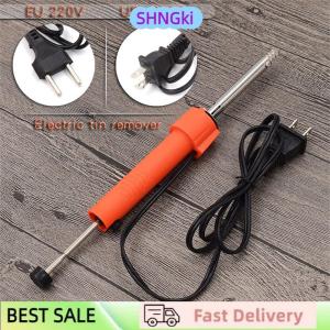 SHNGki Electrothermal Vacuum Solder Sucker 110-220V EU US Durable Desoldering Pump Soldering Iron Pen Dual Purpose Repair Tool