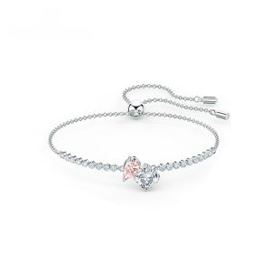 128S Swarovski In stock Swarovski FIHGV Crystal Bracelets Gift Bracelets Women Sterling Silver Fadeless Bracelets Adjustable Bracelets Friendship Bracelets Wedding Gifts Womens Jewelry Bracelets Cute Bracelets Christmas Gifts