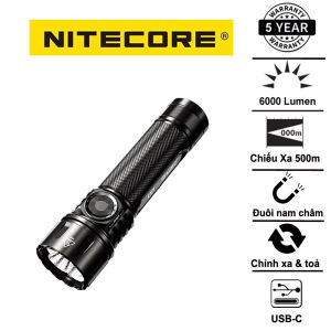 NITECORE EX7 – Đèn pin tuỳ chỉnh ánh sáng sáng 6000lm chiếu xa 500m