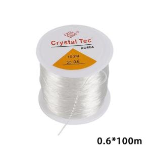 100m Strong Elastic Crystal Beading Thread Cord Jewelry Making Necklace Bracelet DIY Beads String Stretchable Thickness 0.4-1mm