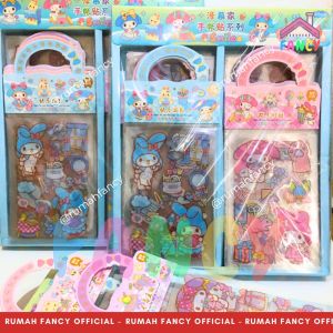 [1BOX ISI 24] STIKER TENTENG KARAKTER KELINCI MEL0DY STIKER KARTUN SZ 162