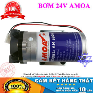 Bơm tăng áp 24v Amoa - Hút đẩy siêu khỏe - dùng cho máy lọc nước RO và dàn phun sương