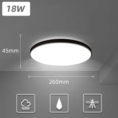 CANMEIJIA Led Ceiling Light Modern Ceiling Lamp Ultra Thin Indoor Lighting 18W 30W 40W Surface Mounted Panel Lights For Living Room Bedroom Bathroom Home Decor Fixture