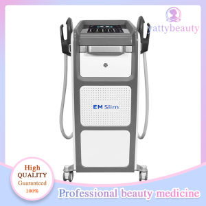 2 handle EMS Sliming machine emt Body Shaping Sculpting rf hi Neo ems Bodysculpt With Buttocks Shaping Mat Muscle Building Machine
