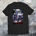 Demon Slayer Kokushibo Anime Cartoon Short Sleeve Cotton Baju T-Shirt. 