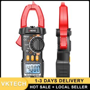 Professional Digital Multimeter with Clamp Function 4000 Counts LCD Screen for Electrical Troubleshooting and Maintenance