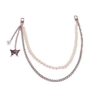 Versatiles Butterfly Pants Chain Fashionable Women Trouser Chain Simple Long for Fashionable Women