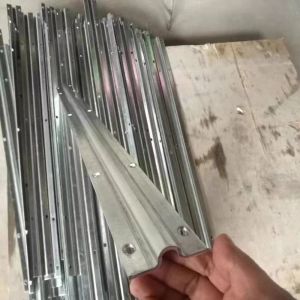 【COD】Galvanized Steel 1M/PC R8/R10/DV Sliding Gate Rail Track Hardware U Groove Ground Tracks Rails