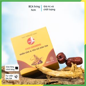 Nhân sâm và táo đỏ hòa tan CND ginseng bcalivinghcm bổ sung chất dinh dưỡng cho sức khỏe