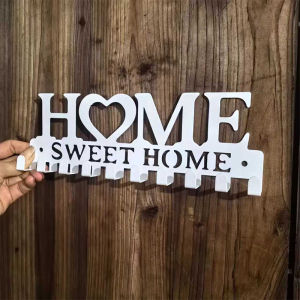 [Habilulu] 1PC Wall Mounted Sweet Home Decorative Key Holder Key Wall Hook Creative Key Holder For Front Door