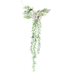 Artificial Flower Hairhoop Hair Vine for Bride Bridesmaid Elegant Headpiece for Wedding And Photography Party Accessory