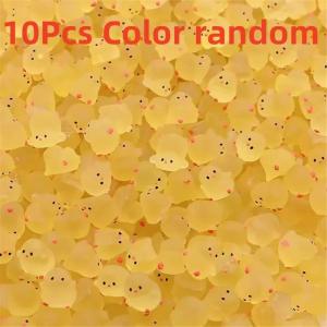 10/50Pcs Mini Fluorescence Chicken Moss Toy Garden Accessories Home Decor Crafts Microlandscape Miniature Chick Figurines