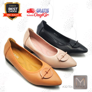 Sepatu Wanita Import Heels Tapak Tahu 3cm A32-TE6 Warna model Casual Nyaman di Pakai Kuat dan Awet cocok di pakai sebagai Sepatu Kerja Kantor dan Hangout Santai juga acara Resmi dan acara Pesta