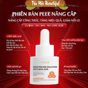 [Nâng Cấp] Lycos Face Peeling Solution – Tinh Chất Peel Da 10% AHA + 2% BHA + 10% Lactic Acid Sáng Mịn Se Khít Lỗ Chân Lông