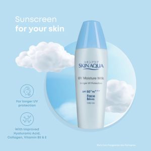 SKIN AQUA Sunscreen Series - 40gr Tone Up UV Essence Tabir Surya Sunplay | UV Moisture Milk SPF 50+ PA+++ 40g Moist Gel- Whitening Milk - Skin Aqua