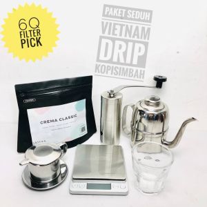 Paket BREWING VIETNAM DRIP Coffee Maker Alat Seduh Pembuat Kopi Manual Brew Vietnamese Cofee Driper