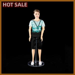 🔥🔥🔥dingdaocunz Acrylic Doll Holder Stands Transparent 30cm Figure Display Waist Foot Support Rack Bracket For 1 6 Doll Toys Show